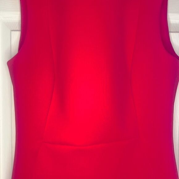 NWOT Calvin Klein Dark Pink Fitted Sleeveless Size 10 Dress - Picture 9 of 9